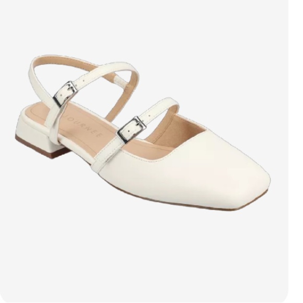 Mary Jane wide width flat